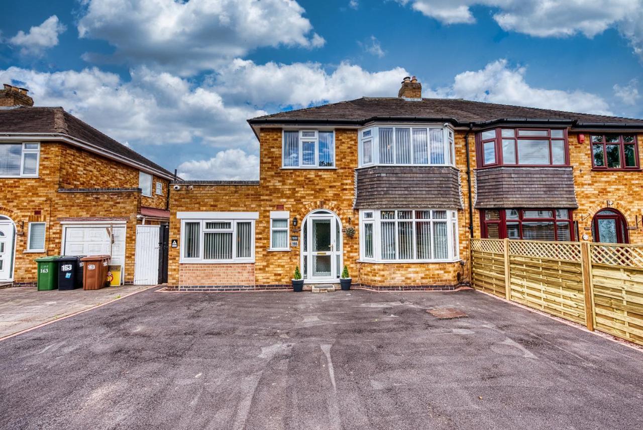 Elegant 5 Bed House - Sleeps 9, Central Solihull, Nec, Jlr, Hs2, Resorts World, Airport Business And Leisure Stays, Exterior foto