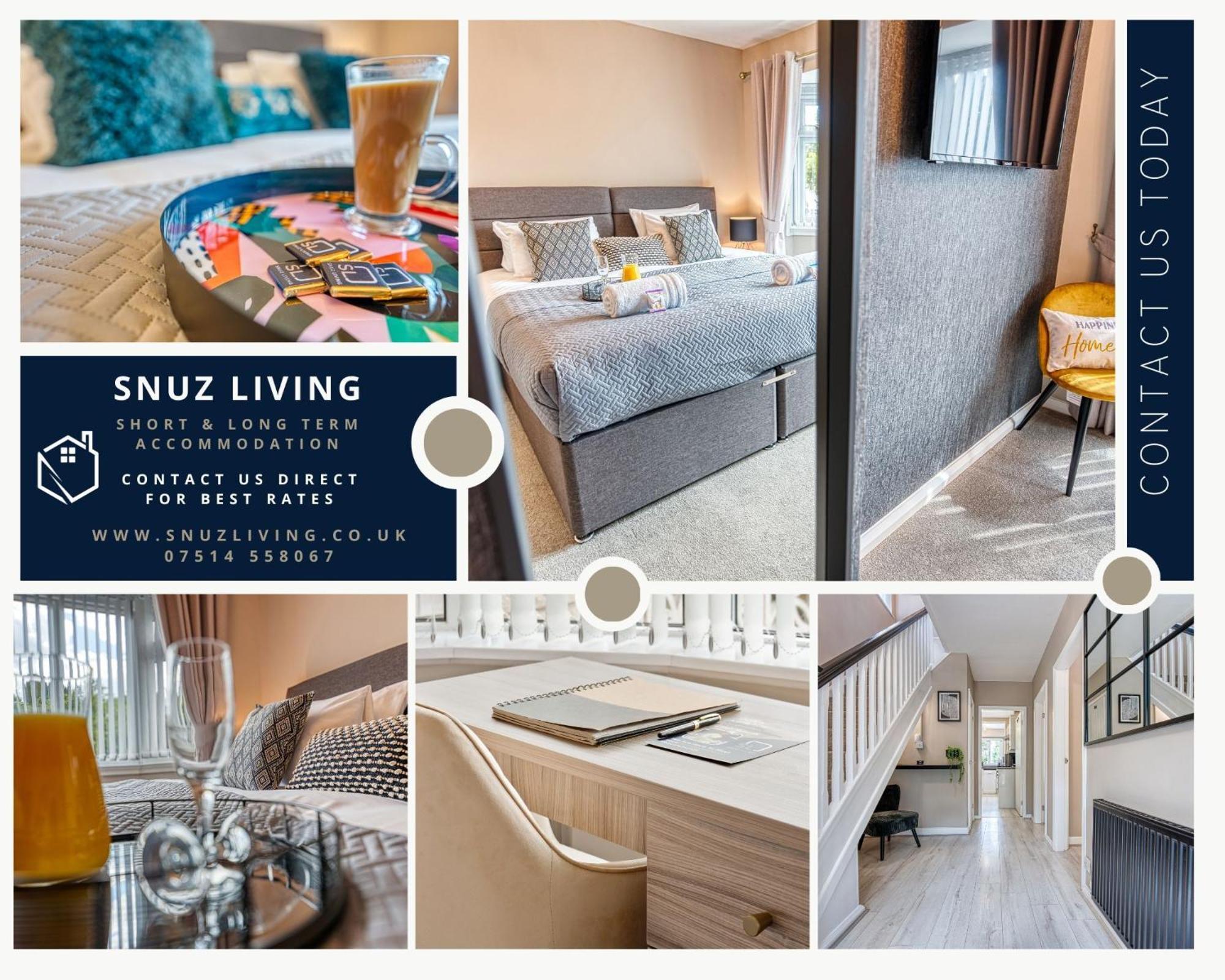 Elegant 5 Bed House - Sleeps 9, Central Solihull, Nec, Jlr, Hs2, Resorts World, Airport Business And Leisure Stays, Cameră foto